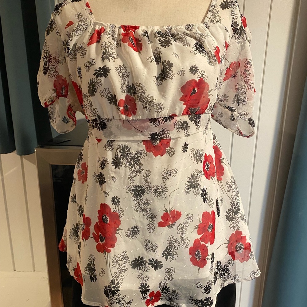 Floral Chiffon Dress